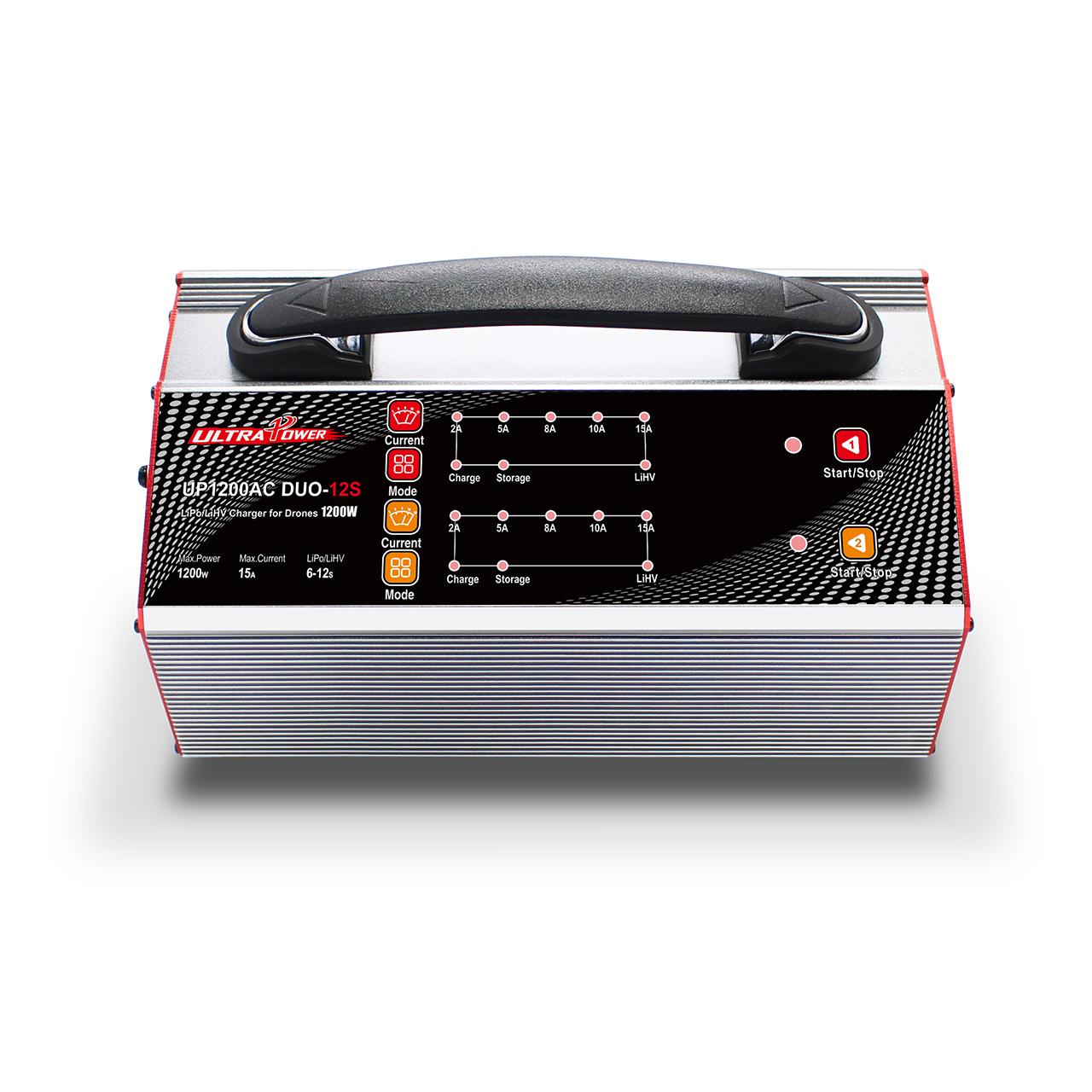 Ultra Power UP1200AC DUO 6-12S 2-15A 2*600 Вт Lipo/LiHV зарядное устройство для радиоуправляемого дрона