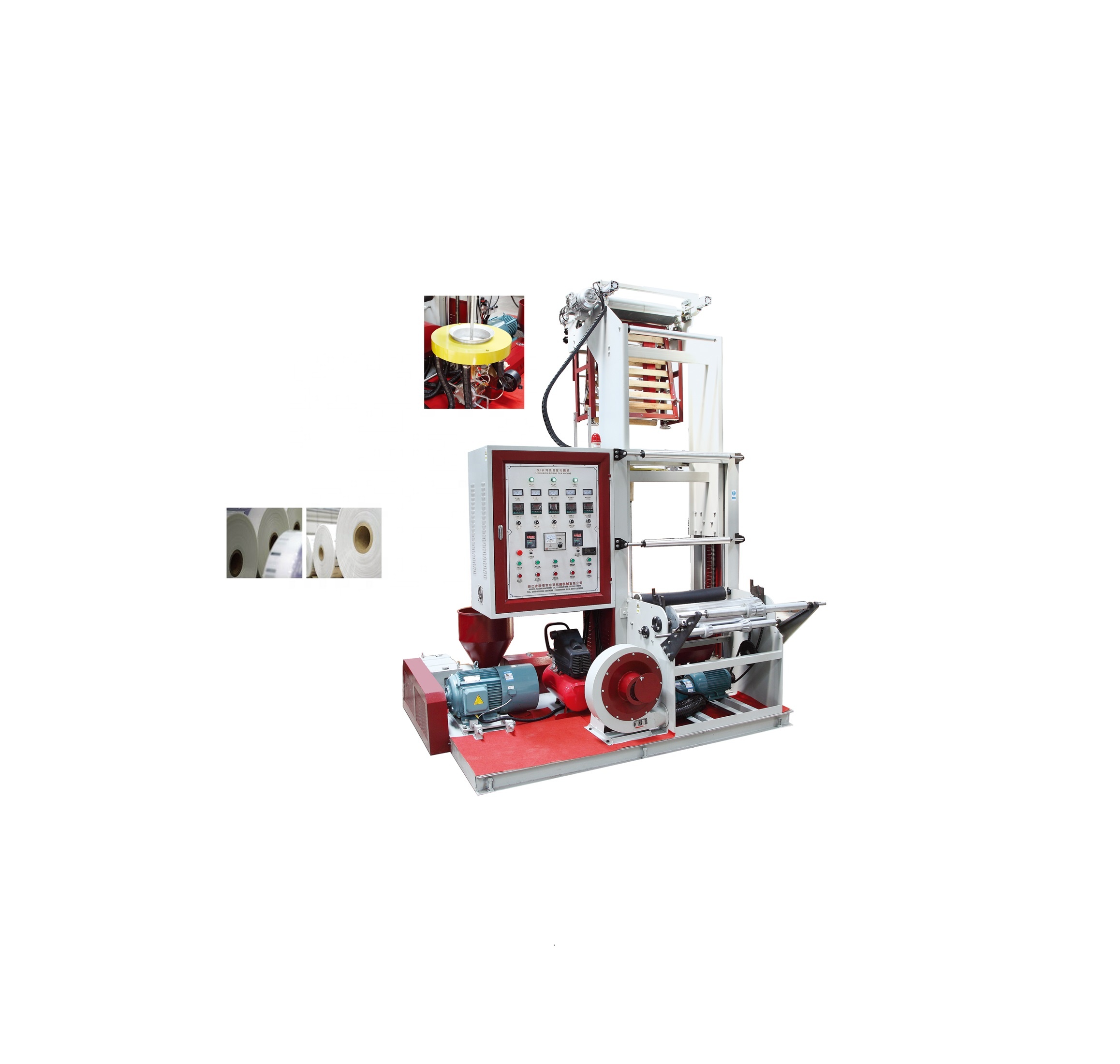 Mini PE Film Blowing Machine for make plastic film used for food and garments