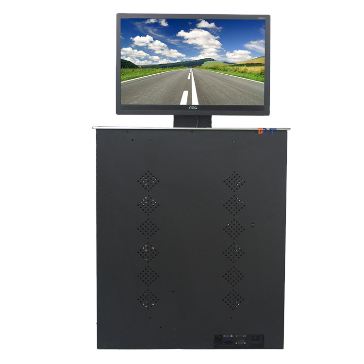 BNT Motorized LCD Monitor Lift for Conference System  LCD Lifting desk monitor lift Mechanism