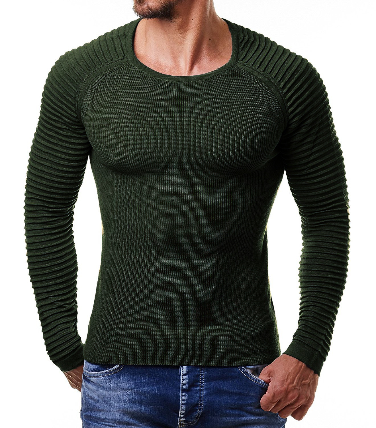 Latest Designs Sport Clothes Crew Neck Pullover Knitted Sweater Men Pullover Men Sweater Knitted Sweater