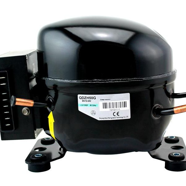 Retekool HOLLYSNOW QDZH35G QDZH65G R134a DC refrigeration compressor 12v 24v dc compressor for Refrigerator Parts