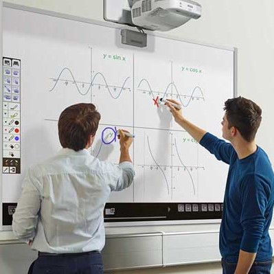 Multi touch all in one interactive whiteboard teaching device for school equipment