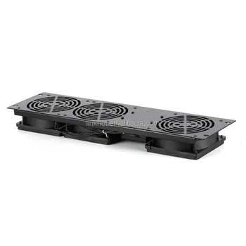19'' rack mounted 3U vertical temperature sensor fan unit for network rack