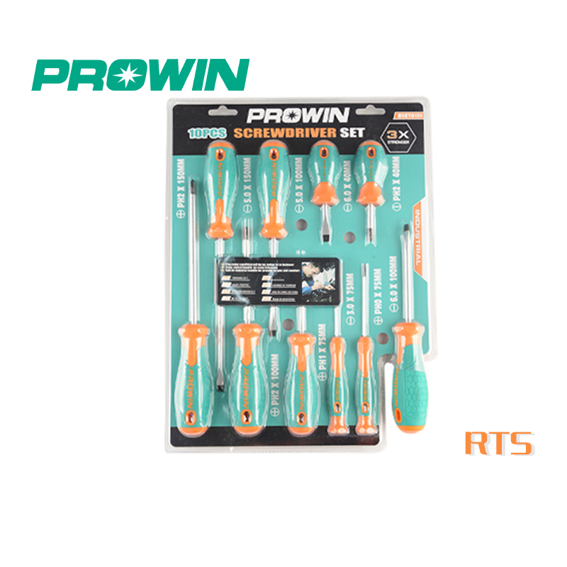 Отвертка Phillips Prowin RTS SKU 15179 с магнитной головкой и плоским Шлицем