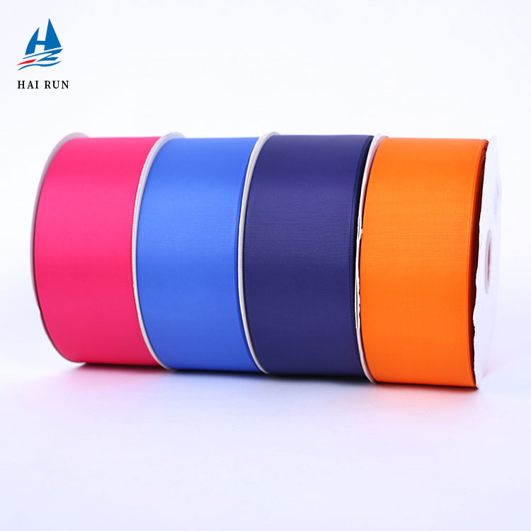 Factory wholesale 3inch Grosgrain Ribbon can print logo