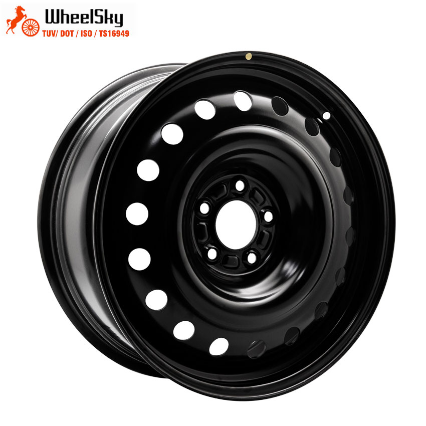 Wheelsky 895703 18 дюймов 18x7,5 5X114.3 зимние черные стальные колесные диски для легковых автомобилей