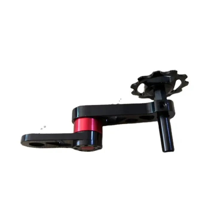 Factory Wholesale 7075 Aluminum Alloy + Steel Bearing Adjustable Bicycle Chain Tensioner Accessories