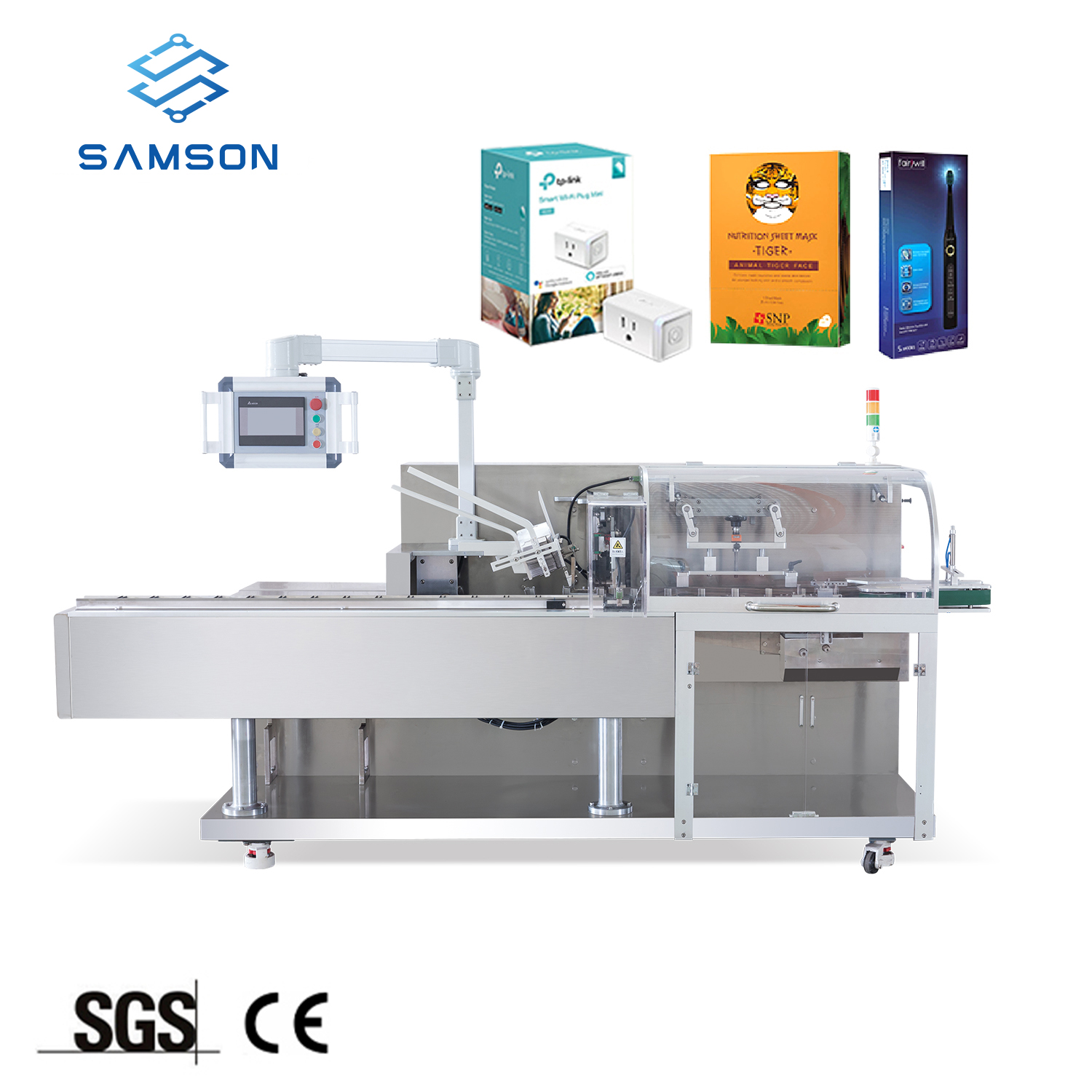 SS-120A Automatic High Speed Box Cartoning Packaging Machine Line Supplier