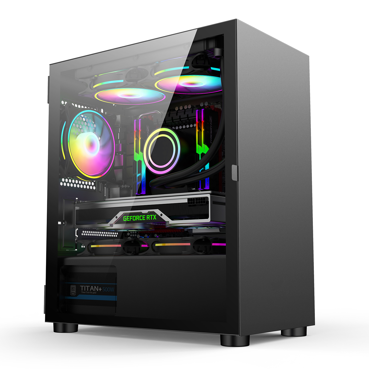 Amazon best selling ATX Gaming Case New Design PC Case Full Tower Computer Chassis Desktop Cabinet