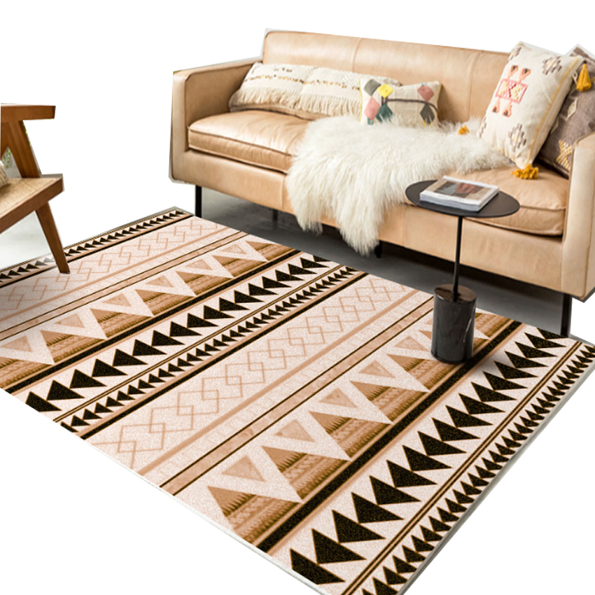 Morocco style outdoor rug Non-slip living room carpet Washable over sized area rugs