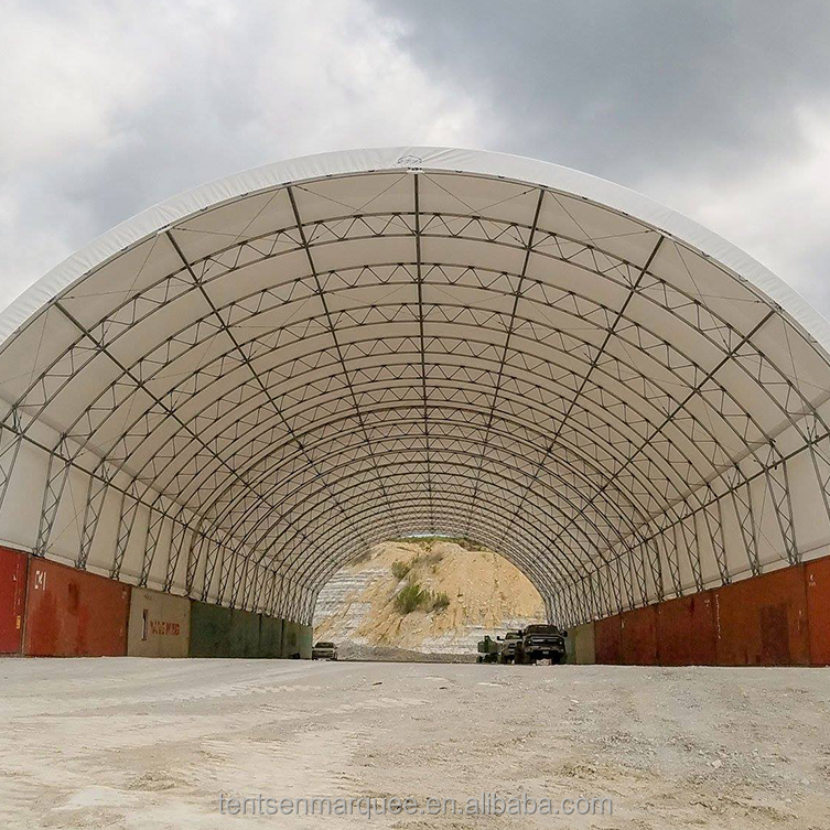 Best Price Pvc Plastic Roof In Cash Build Outdoor Bike Storage Shed Tent 0.55Kn Wind Snow Loading Hot Dip Truss
