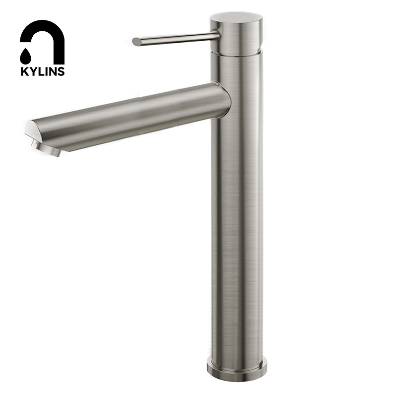 Wholesale Temperature Control Deck Mounted Luxury Rustic Steel Basin Mixer Faucet