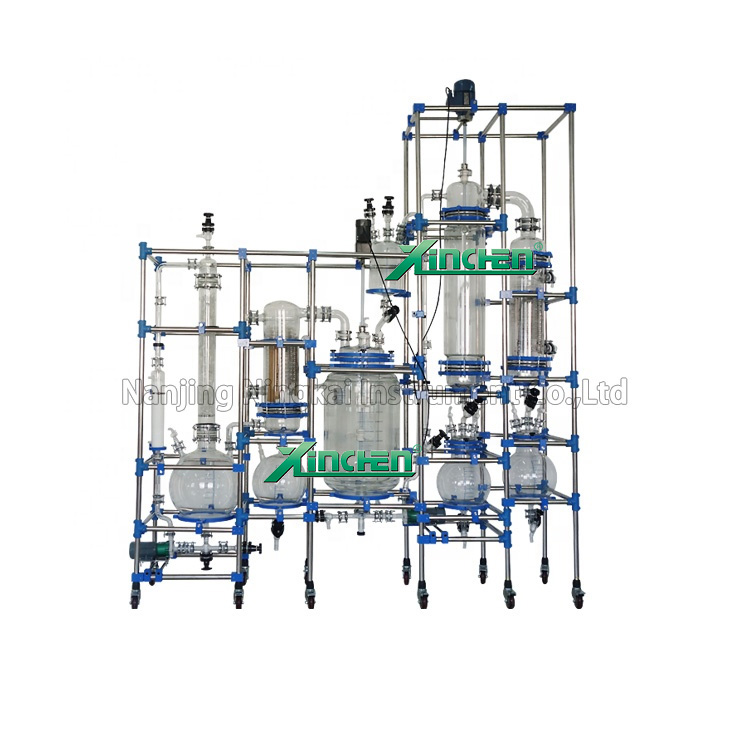 XINCHEN Hot Sales Best Cheap 10L 20L 50L Jacketed Glass Reactor for Laboratory