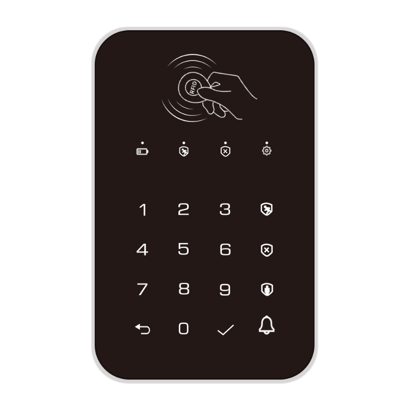 Home Security Alarm System Wireless Code keyboard Built-in lithium battery