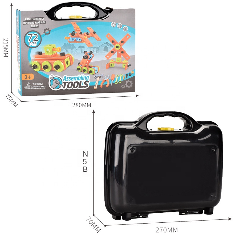 manufacturer Direct Selling ECO friendly intelligence Safe Raw Materials with storage box children toys tools toys kids toys