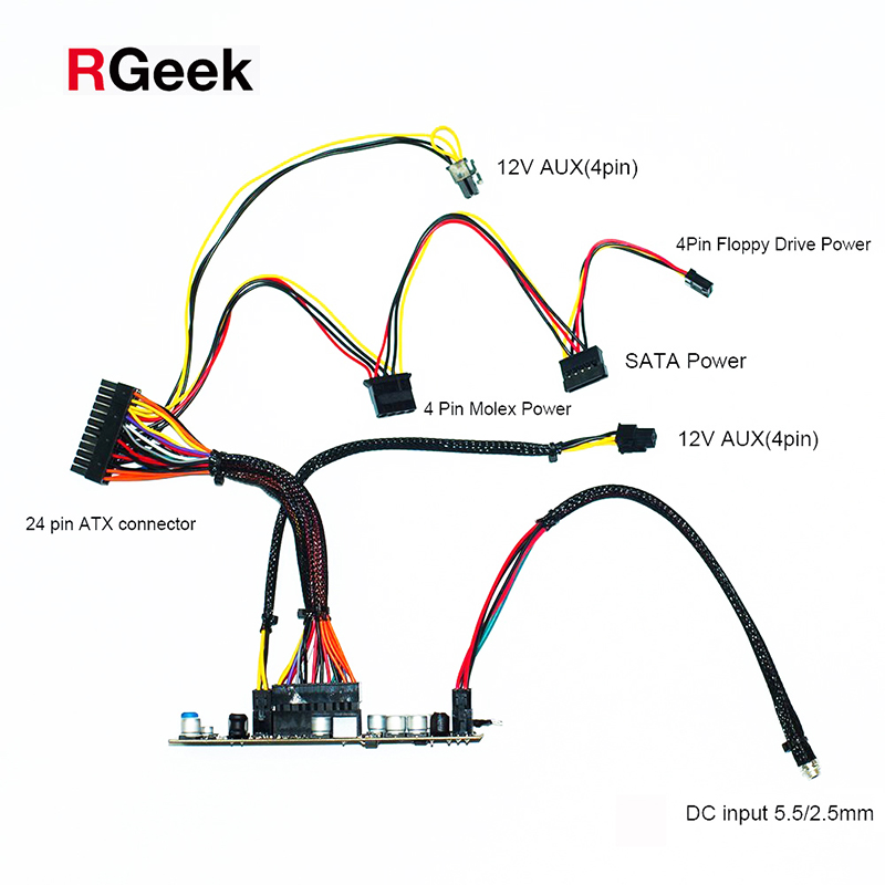 RGeek 19 в 200 Вт Питание модуль ATX Пико PSU 19