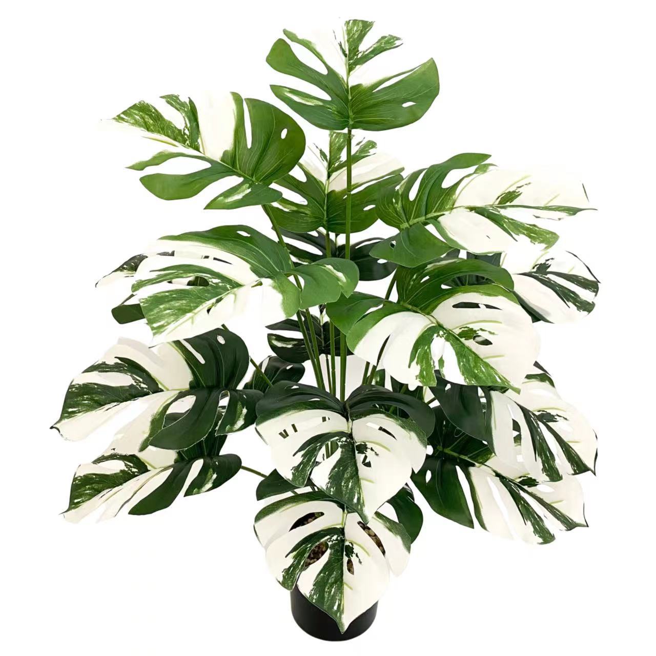 Горячая Распродажа, искусственные маленькие растения Monstera Deliciosa без горшков