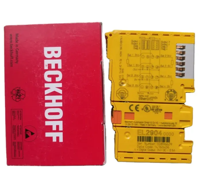 Beckhoff EL2904 | 4-channel digital output terminal, TwinSAFE, 24 V DC