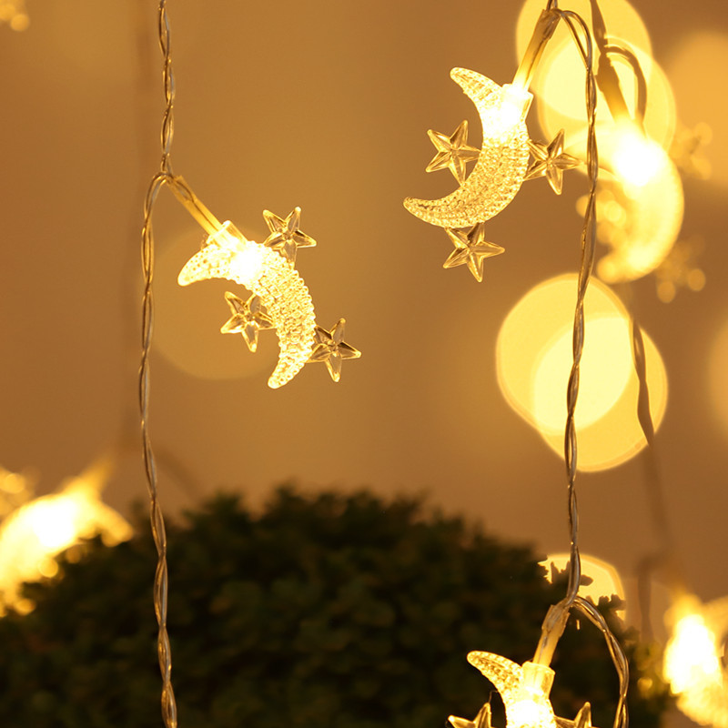 Led 3m 20 leds Moon With Star USB For Decoration String Light