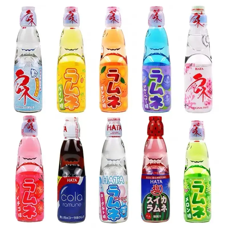 Japanese popular refreshing multi-flavor drink soda bottle carbonated drink 200ml