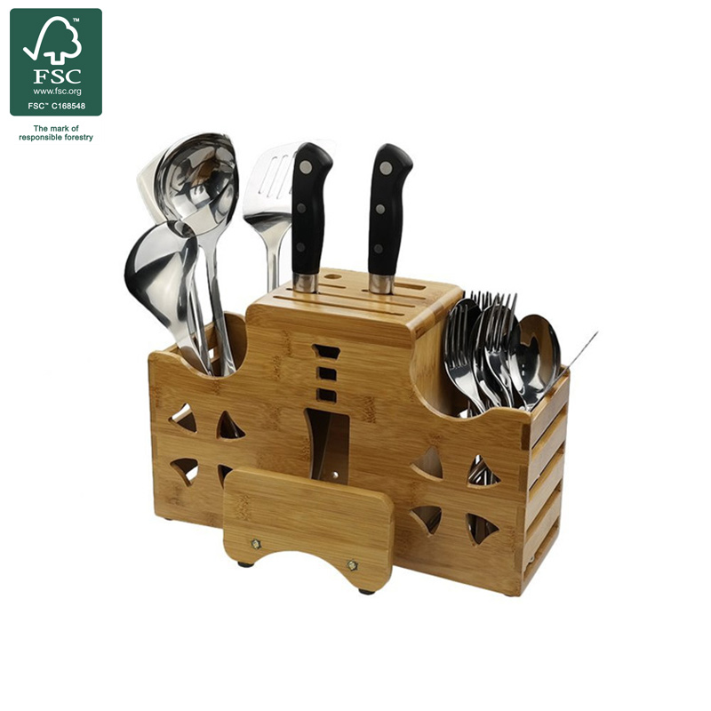 High-end kitchen gadget storage rack multi-functional kitchen knife holder tool storage rack for household