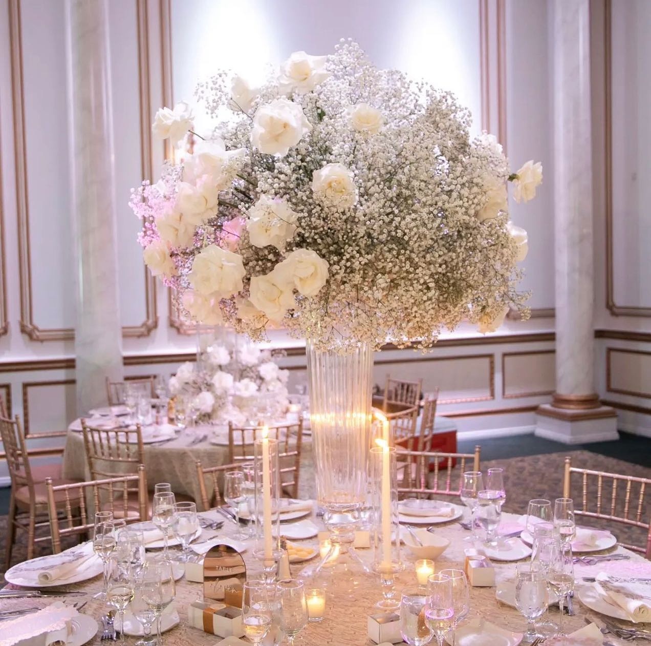 Wedding Centerpiece Decorative Clear Acrylic Flower Vase for Home Decoration