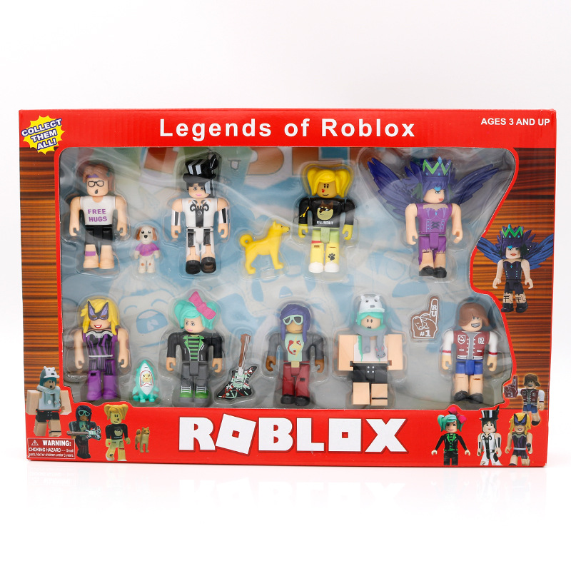Фигурки игрушек из ПВХ «лего», пластиковые аниме экшн-фигурки roblo, гибкие игрушки для детей