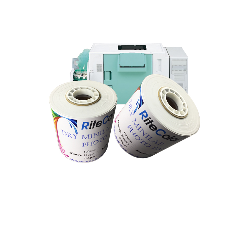 Премиум 190gsm RC Микропористая глянцевая фотобумага DNP для Epson Surelab D700