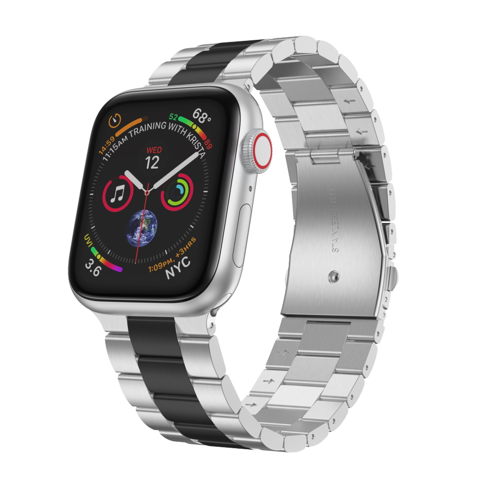 Новые браслеты из нержавеющей стали для часов Apple Watch, женские и мужские Смарт-часы серии Apple Watch 7 44 мм