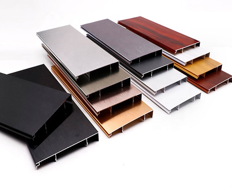 RTS Skirting Board Aluminium Modern Wall Skirting Board Protection Waterproof Skirting Board for Home Decoration