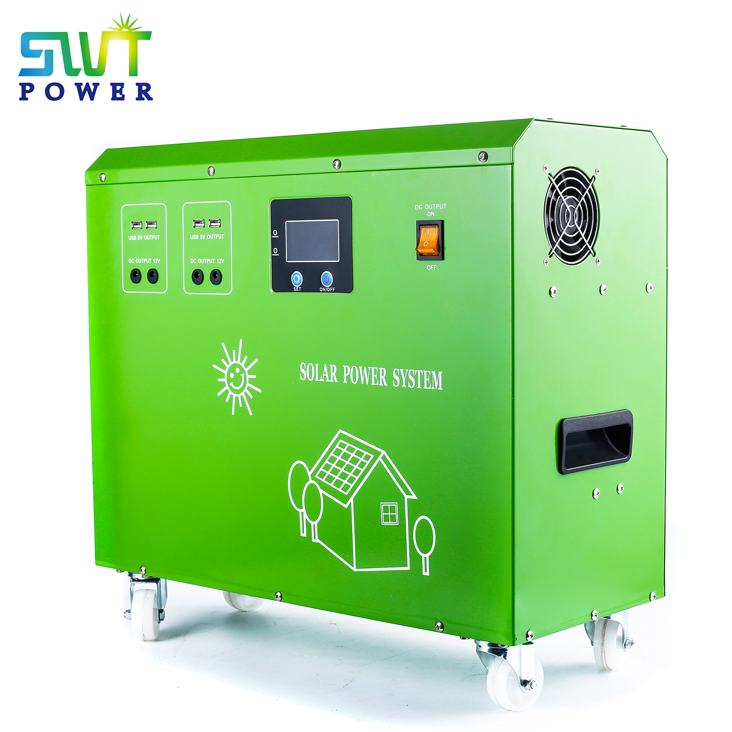 All in one portable solar generator solar power system home use with UPS and AC charger