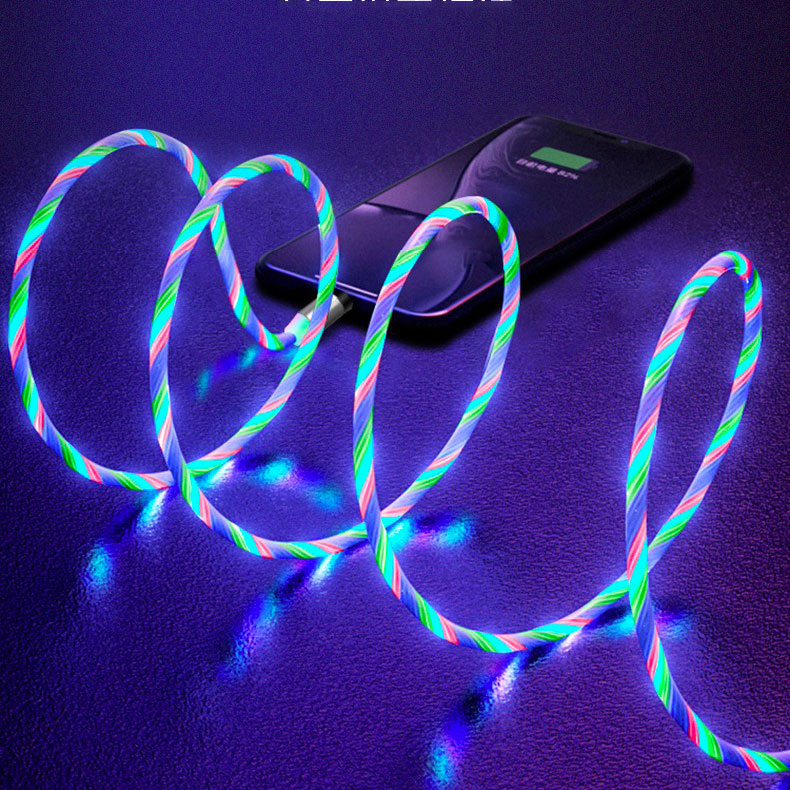 Лидер продаж на Amazon, быстрый светодиодный светильник, магнитный USB-кабель для зарядки