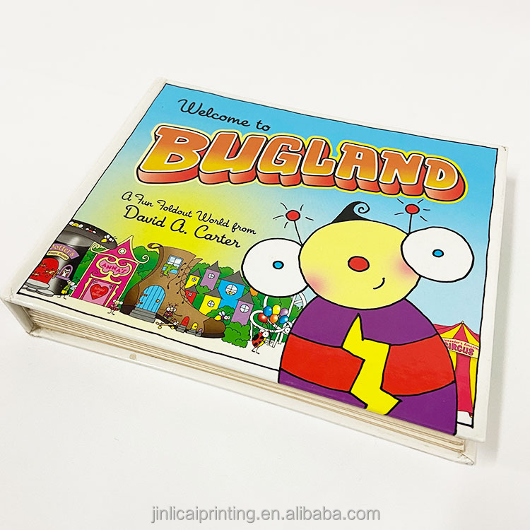 factory direct sale custom service board story learning coloring book for children