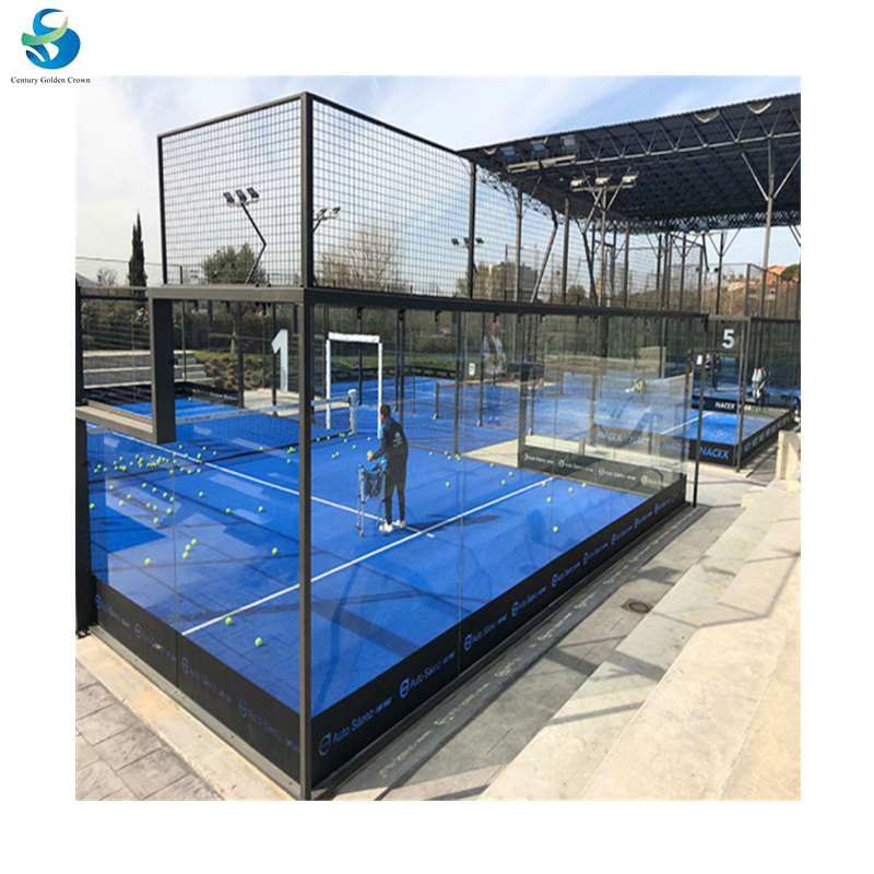 Platform Court China Paddle Tennis Cs Producer Good Price Length 20M Width 10M Padel Tennis