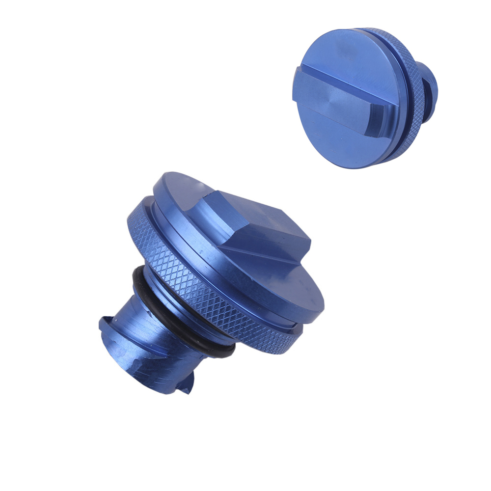 Aluminum Alloy Diesel Fuel Gas Cap Blue Set For 2013-2017 Dodge Ram Car Accessories Green Oil Cover