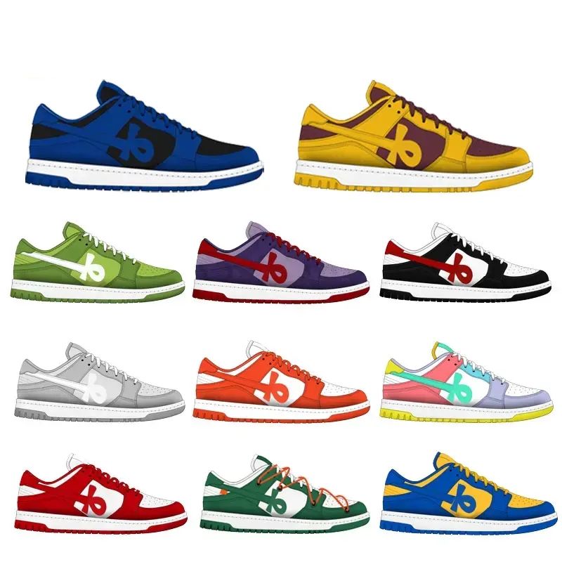 High Quality Unisex Low Custom Basketball Shoe With Logo Walking Style Shoes Breathable White Black Panda Sb Sport Shoes