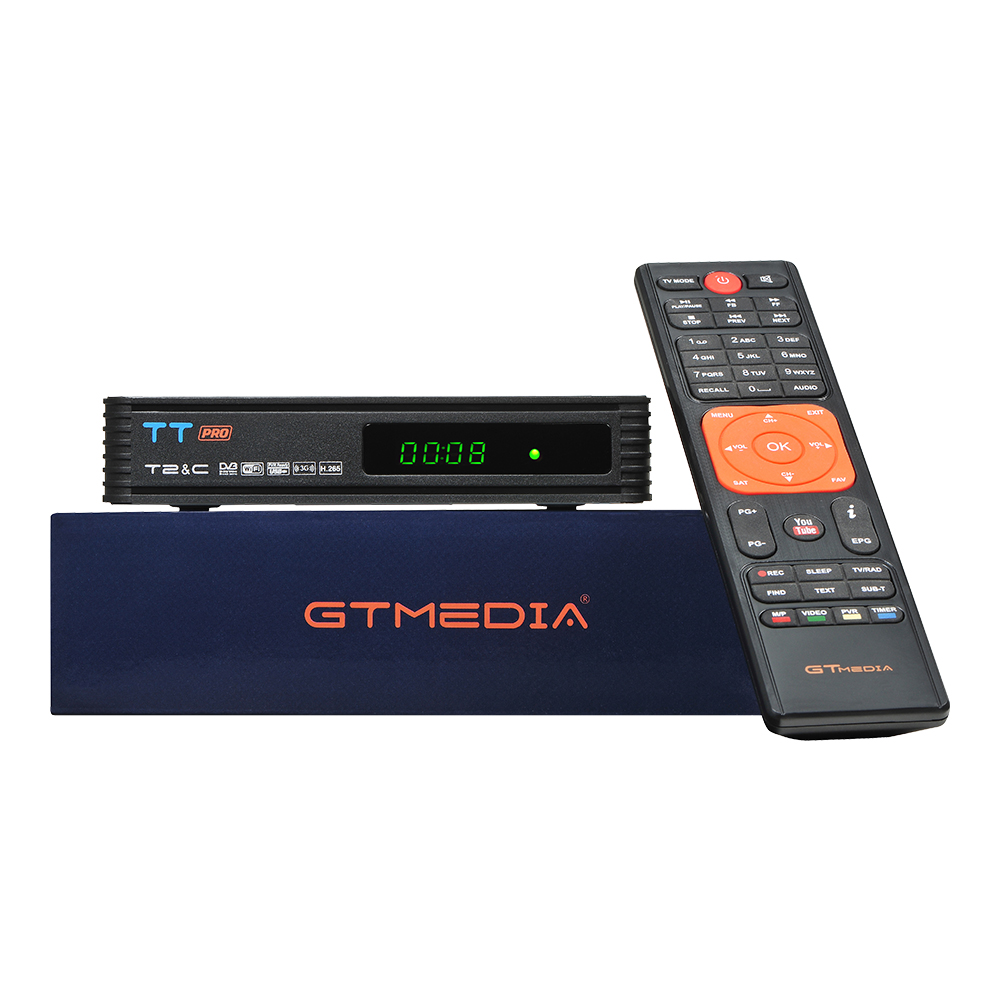 CLYTTE- GT медиа TT pro приемное устройство HD DVB-S2 спутниковый ТВ приемник Поддержка PowerVu Biss Key Cccamd Newcamd DVB S2 комплект компьютерной приставки к телевизору