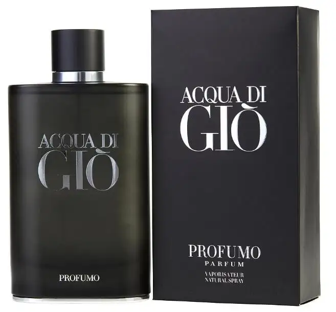 Acqua Di Gio Profumo Parfum 100ml 3.4fl.oz Long Lasting Charmmin Smell Men Perfume Strong Fragrance Black Bottle Fast Free Ship