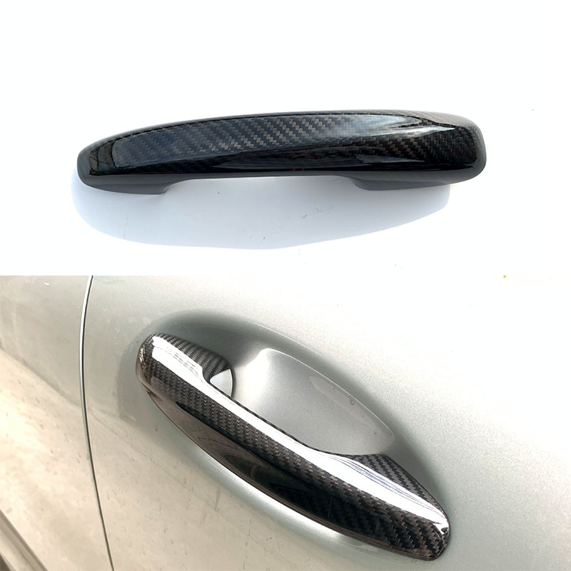 Подходит для Benz a45sa35la CLA ручки из углеродного волокна, а внешняя ручка модифицирована углеродным волокном