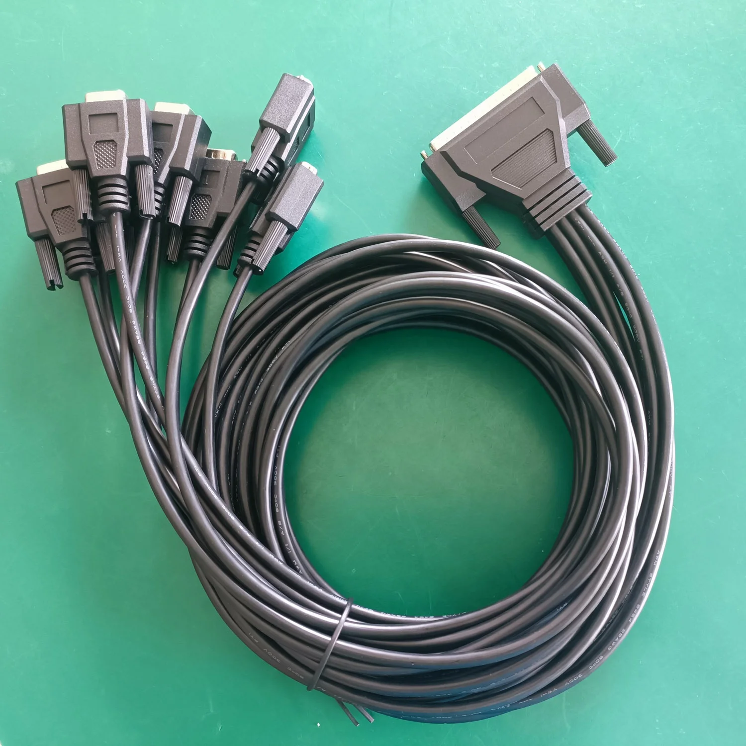 8 портов DB9 для DB62 для 8xRS232 безобрывный кабель CBL-M62M9x8-100 для OPT8D мокса PCI Dialogic карты