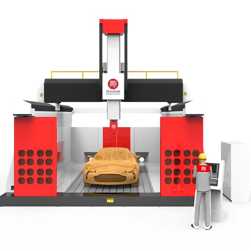 Большой формат 5 осей CNC подвергая механической обработке автомобиль Лодка плесень древесины