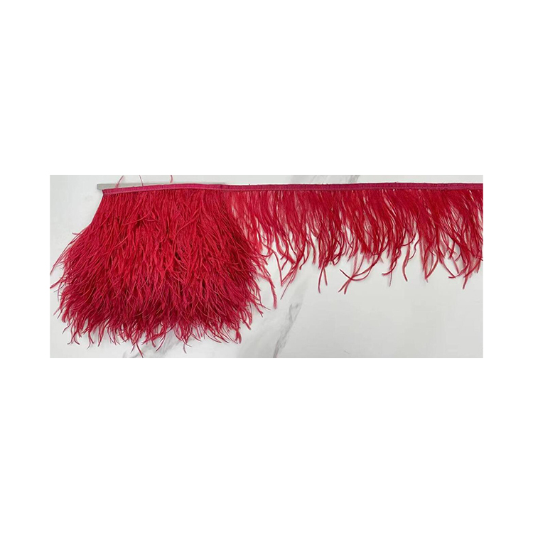 New Promotion Multiple Feather Trims Plume Feathers White Ostrich Fringes