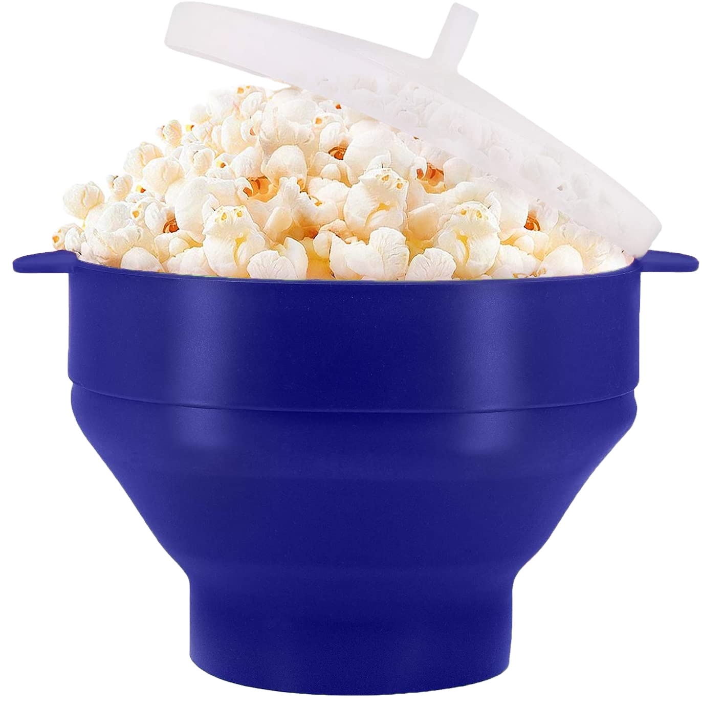 Microwave Popcorn Popper, Silicone Popcorn Maker, Collapsible Popcorn Bowl