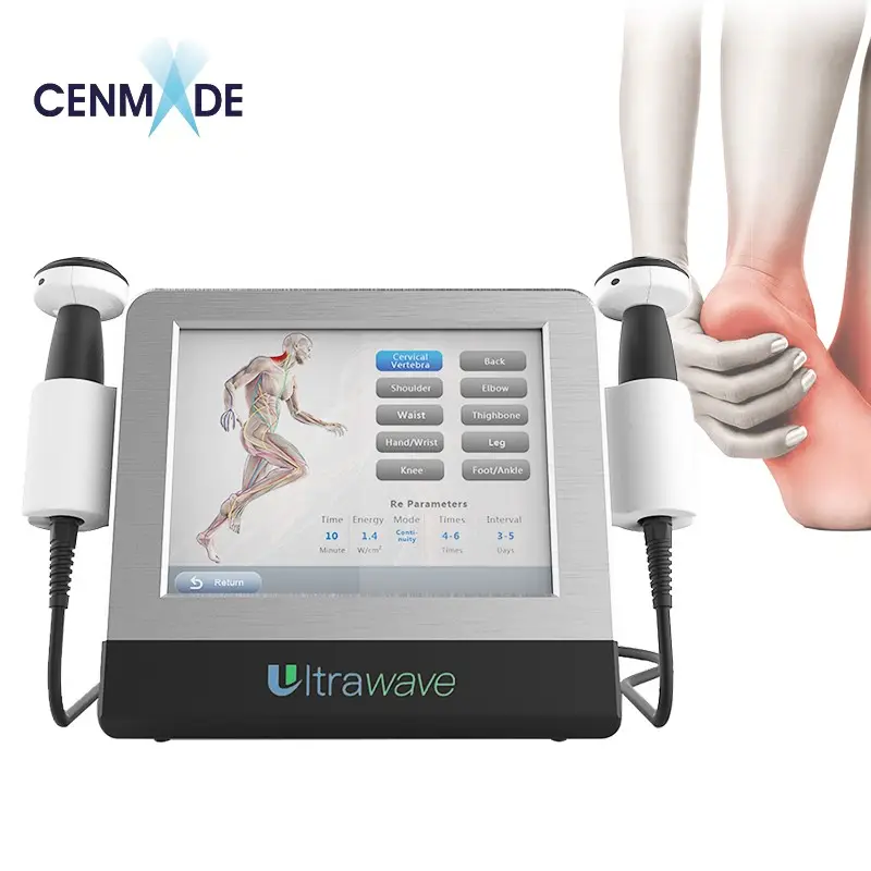 Physical Therapy Equipments Painless Shockwave Therapy Body Pain Low Intensity Extracorporeal Shockwave Therapy Machine