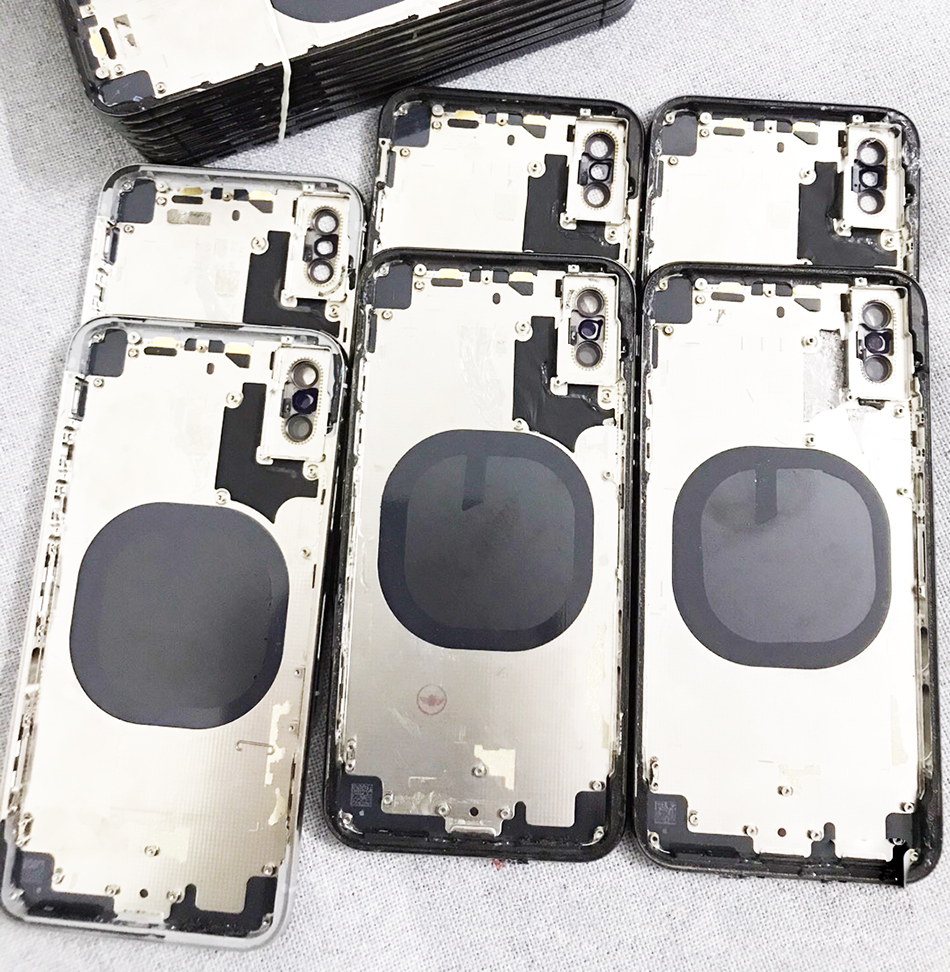 Задняя крышка для iphone с небольшими деталями для iPhone 6 6P 6S 7 8 8Plus X