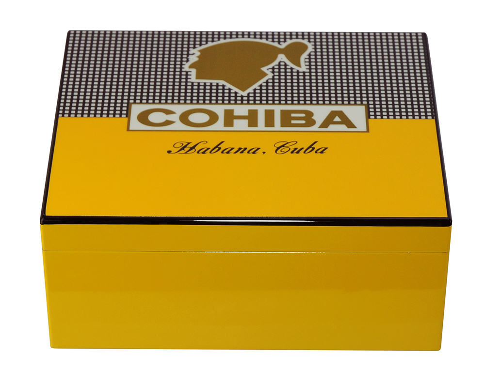 2019 Новый Винтажный лак Cohiba для пианино, коробка для сигар, хьюмидора 25 карат