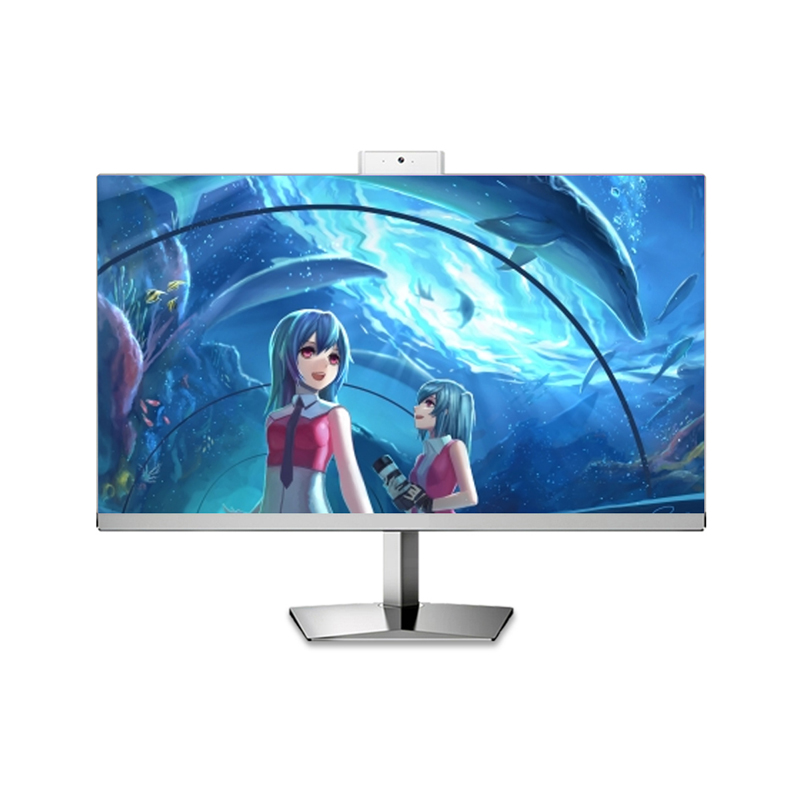 WOG manufacturing factory price 24" 27" DIY core i3 i5 i7 ordinateur tout en un with lifting camera
