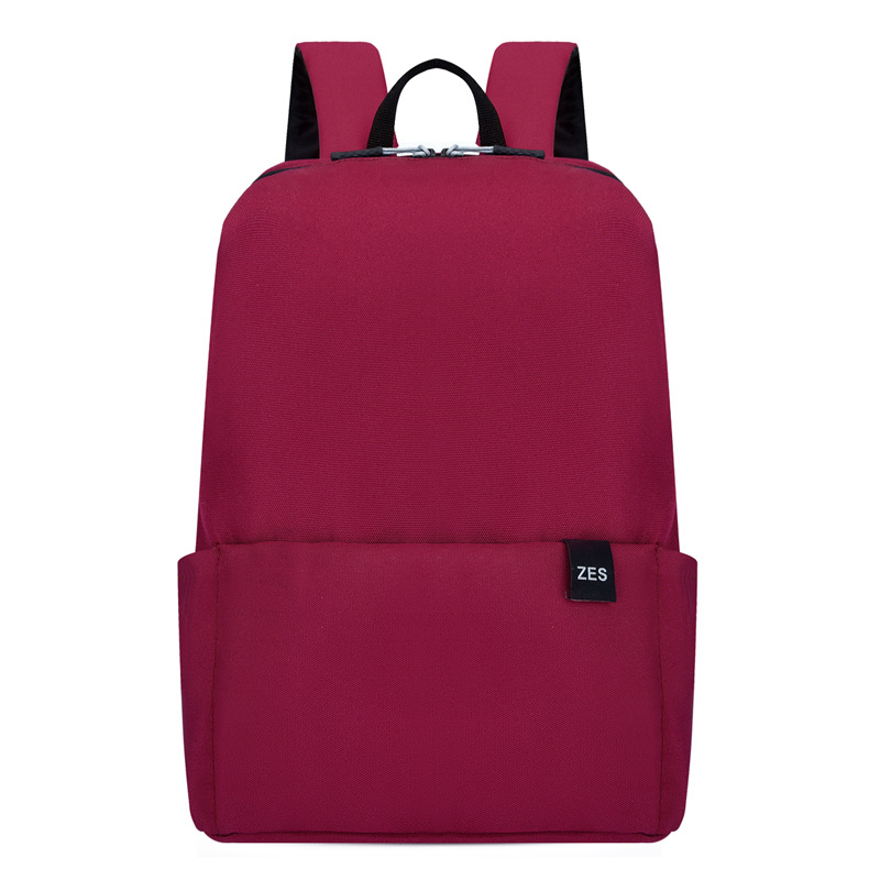 New Trendy 2021 Boys Girls School Bags Solid Color Teenager School Backpack