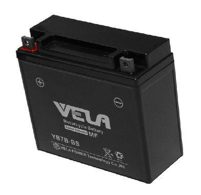 VELA 12v 7ah блок батарей двигателя мотоцикла YB7B-BS влажные заряжается безуходная батарея свинцово-кислотный