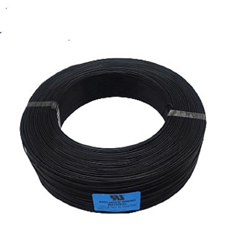 UL1007 hook up AWM / AWG 22 internal tinned copper pvc black wire cable